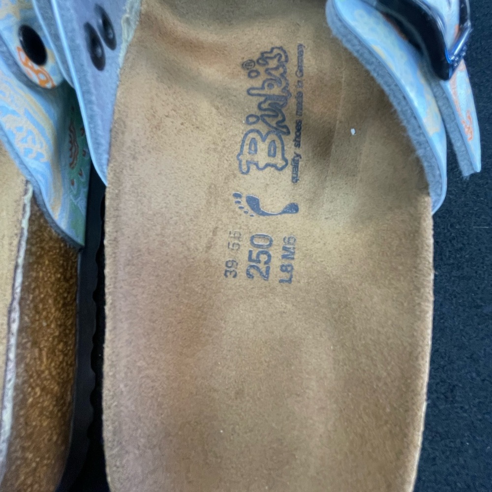 Birkenstock light blue - colorful Paisley Mules   ( 0098 ) - Picture 8 of 11